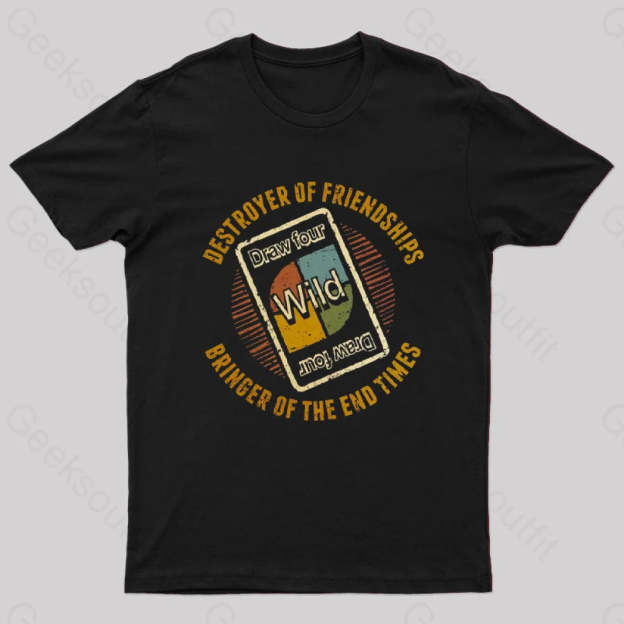 Destroyers Of Friendships T-Shirt Black / S