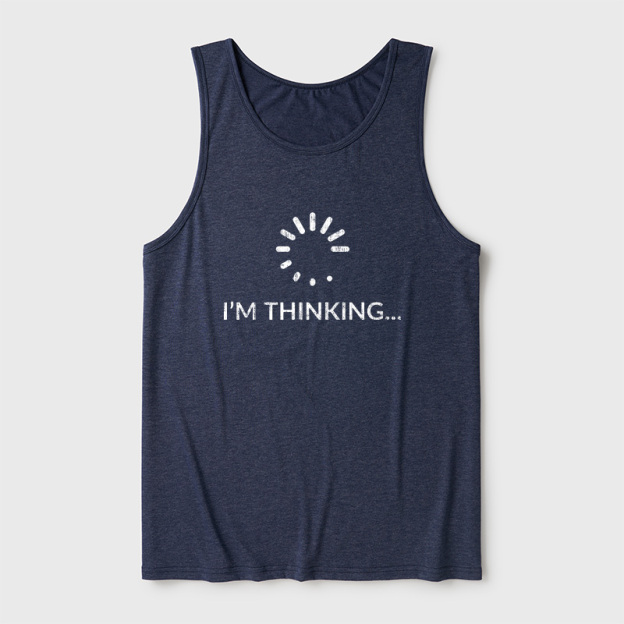 I'm Thinking Ultra Soft Heather Tank