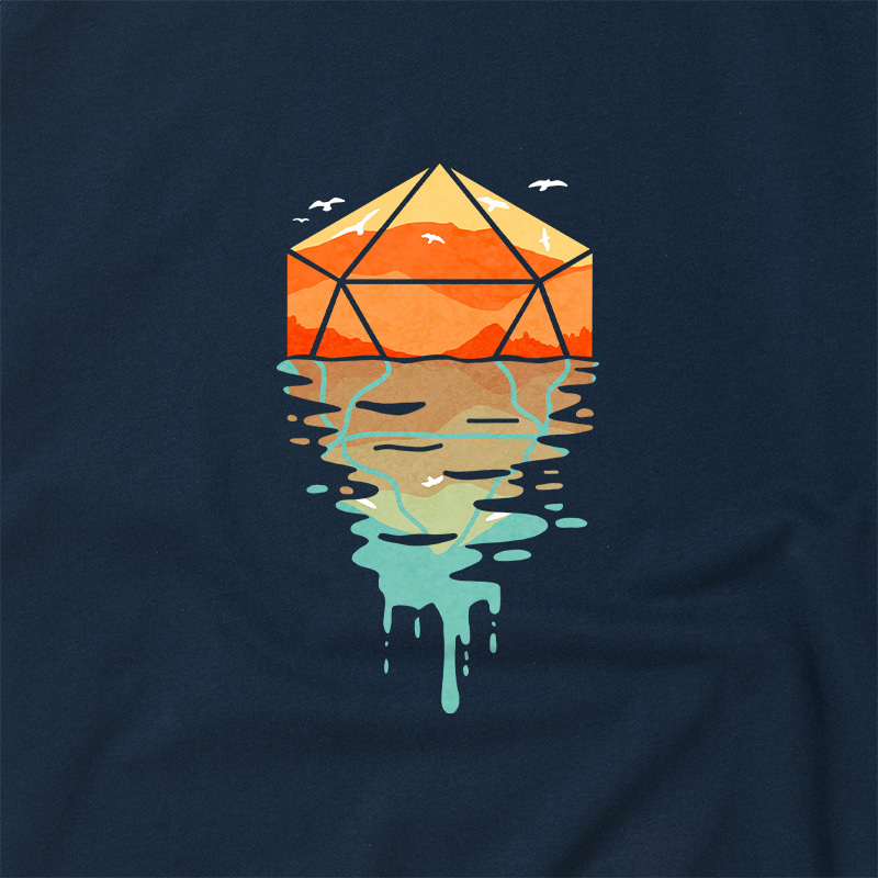DnD Dungeons & Dragons Geek Retro Raglan T-Shirt