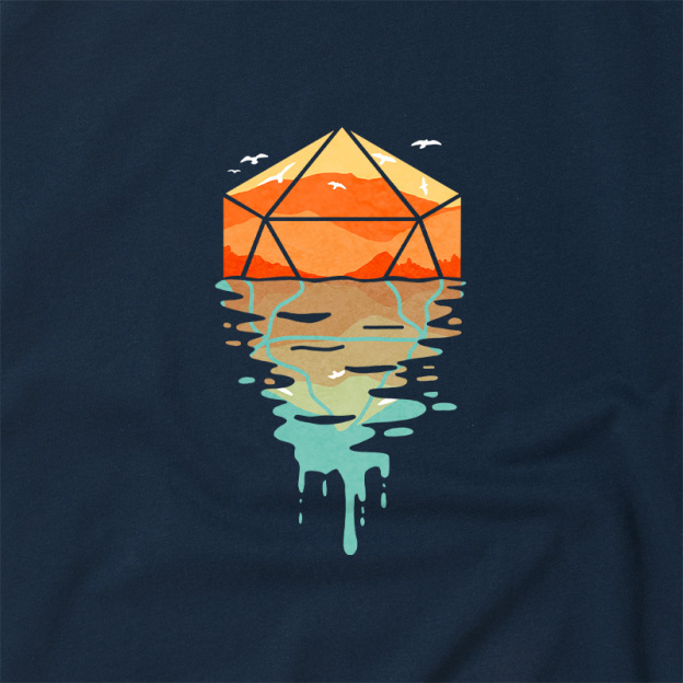 DnD Dungeons & Dragons Geek Retro Raglan T-Shirt