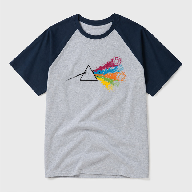 The Dark Side of the RPG Geek Retro Raglan T-Shirt