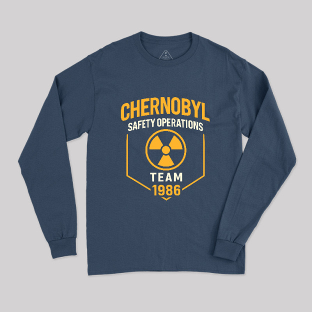 Chernobyl 1986 Safety Operations Team Geek Long Sleeve T-Shirt