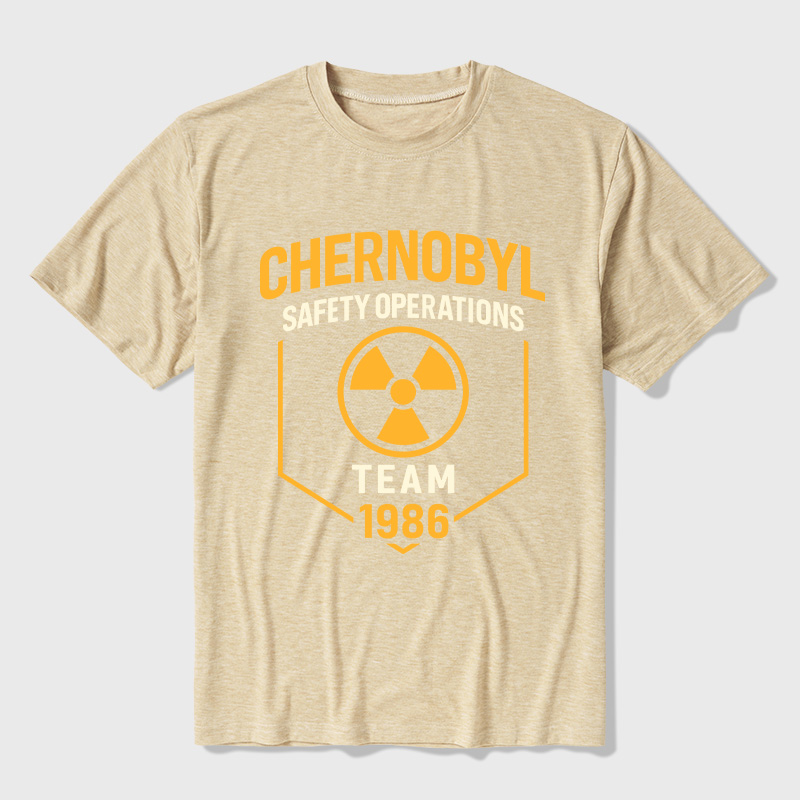 Chernobyl 1986 Safety Operations Team Ultra Soft Heather Tee