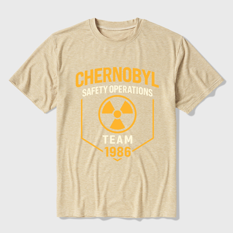 Chernobyl 1986 Safety Operations Team Ultra Soft Heather Tee