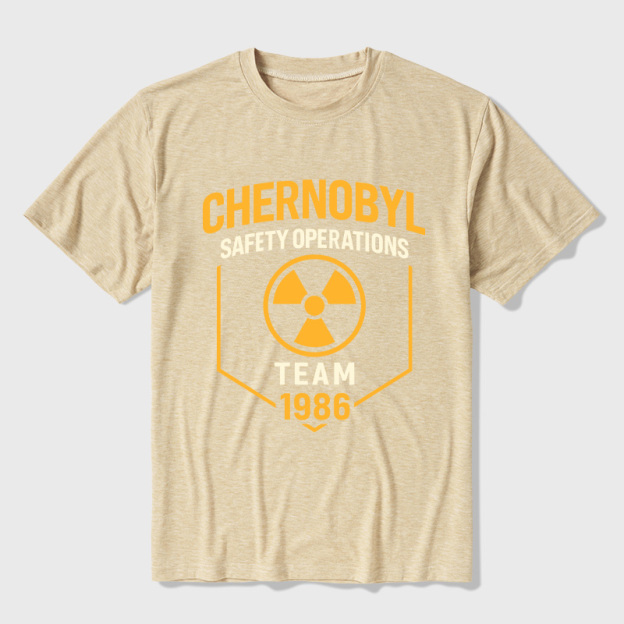 Chernobyl 1986 Safety Operations Team Ultra Soft Heather Tee