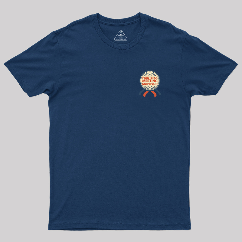 Pointless Meeting Survivor Geek T-Shirt