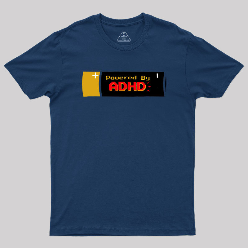 ADHD Battery Geek T-Shirt