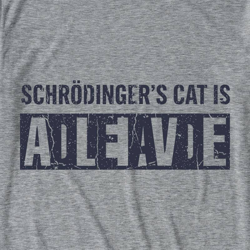 Schrodingers Cat Ultra Soft Heather Tee