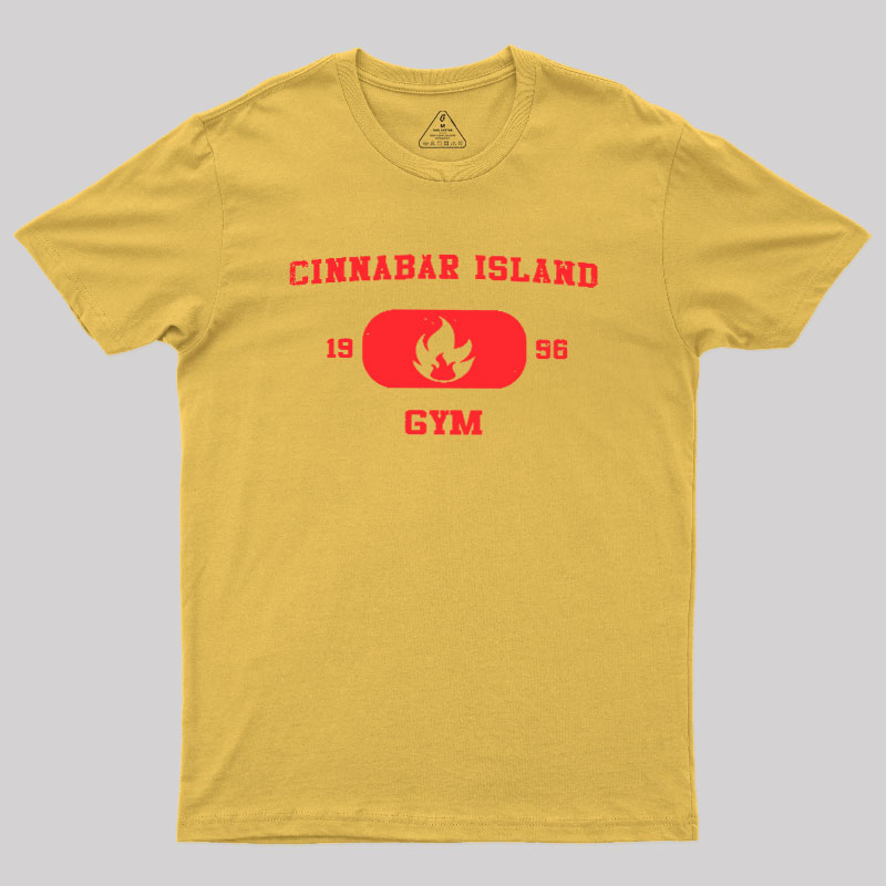 Cinnabar Island Gym Geek T-Shirt