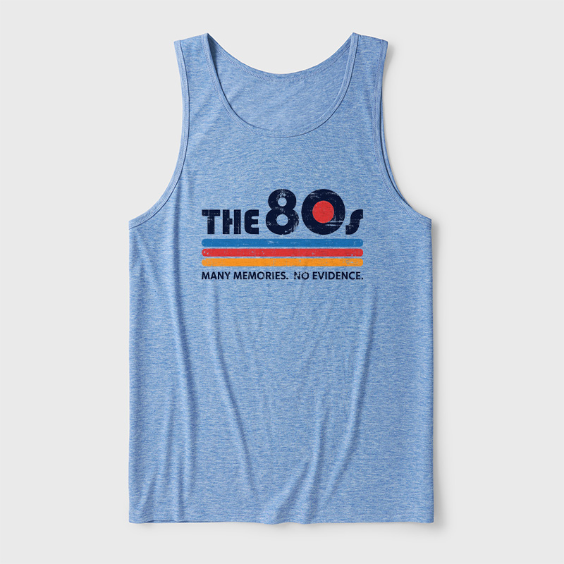 The 80s Many Memories No Evidence Ultra Soft Heather Tank