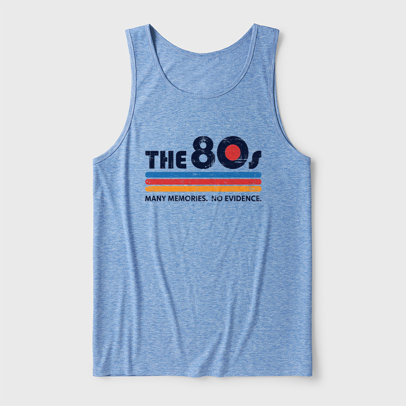 The 80s Many Memories No Evidence Ultra Soft Heather Tank