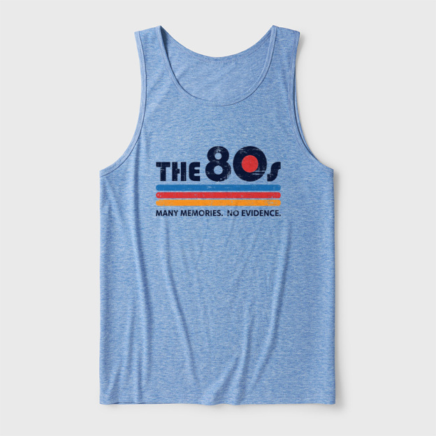 The 80s Many Memories No Evidence Ultra Soft Heather Tank