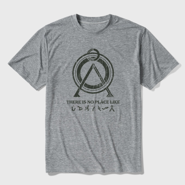 There Is No Place Like Home Vintage Stargate Ultra Soft Heather Tee