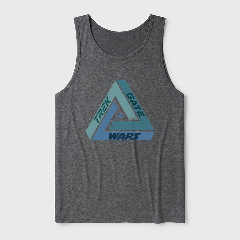 Sci-Fi Triangle Ultra Soft Heather Tank