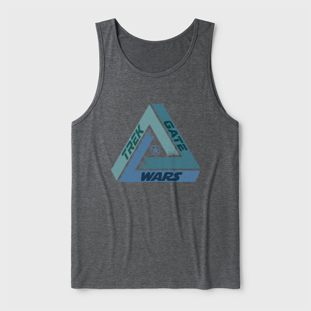 Sci-Fi Triangle Ultra Soft Heather Tank