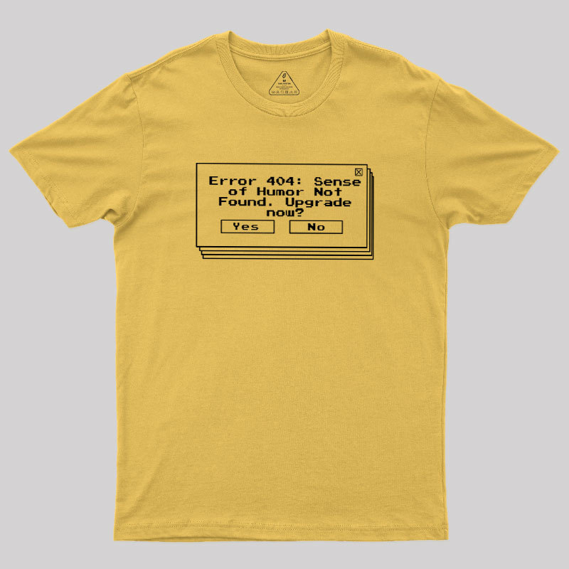 Upgrade Your Humor Geek T-Shirt
