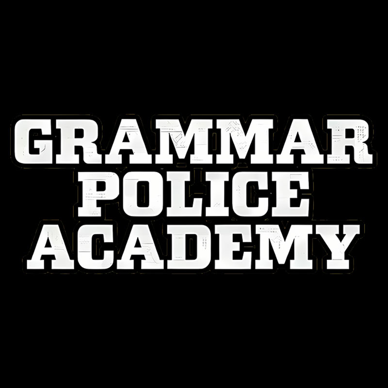 Grammar Police Academy Geek T-Shirt