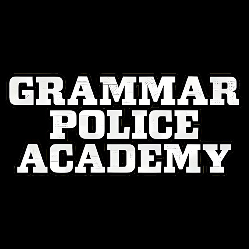 Grammar Police Academy Geek T-Shirt
