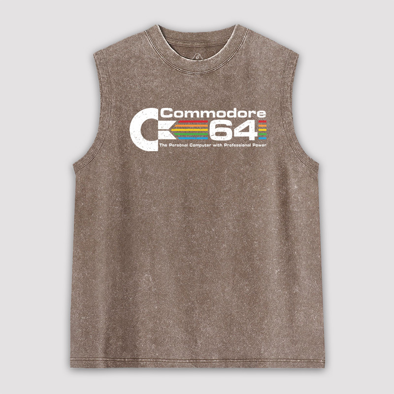 Commodore 64 Unisex Unisex Washed Tank