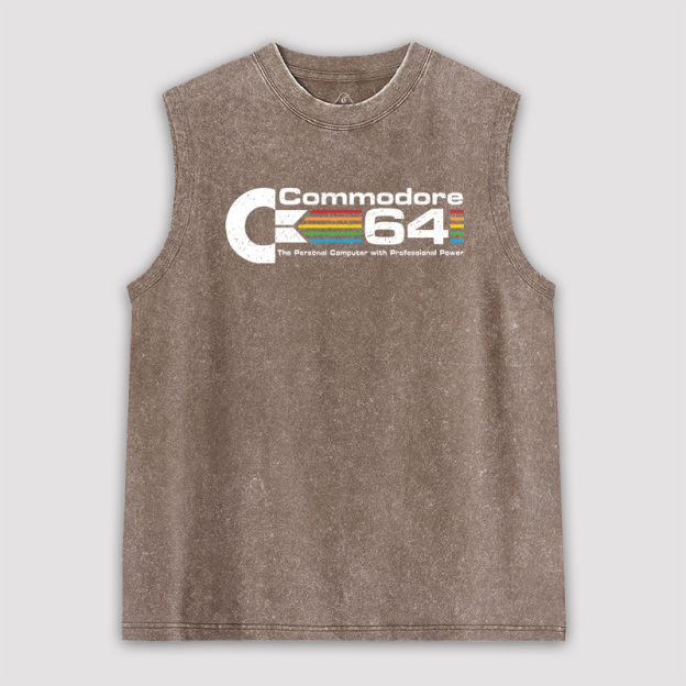 Commodore 64 Unisex Unisex Washed Tank