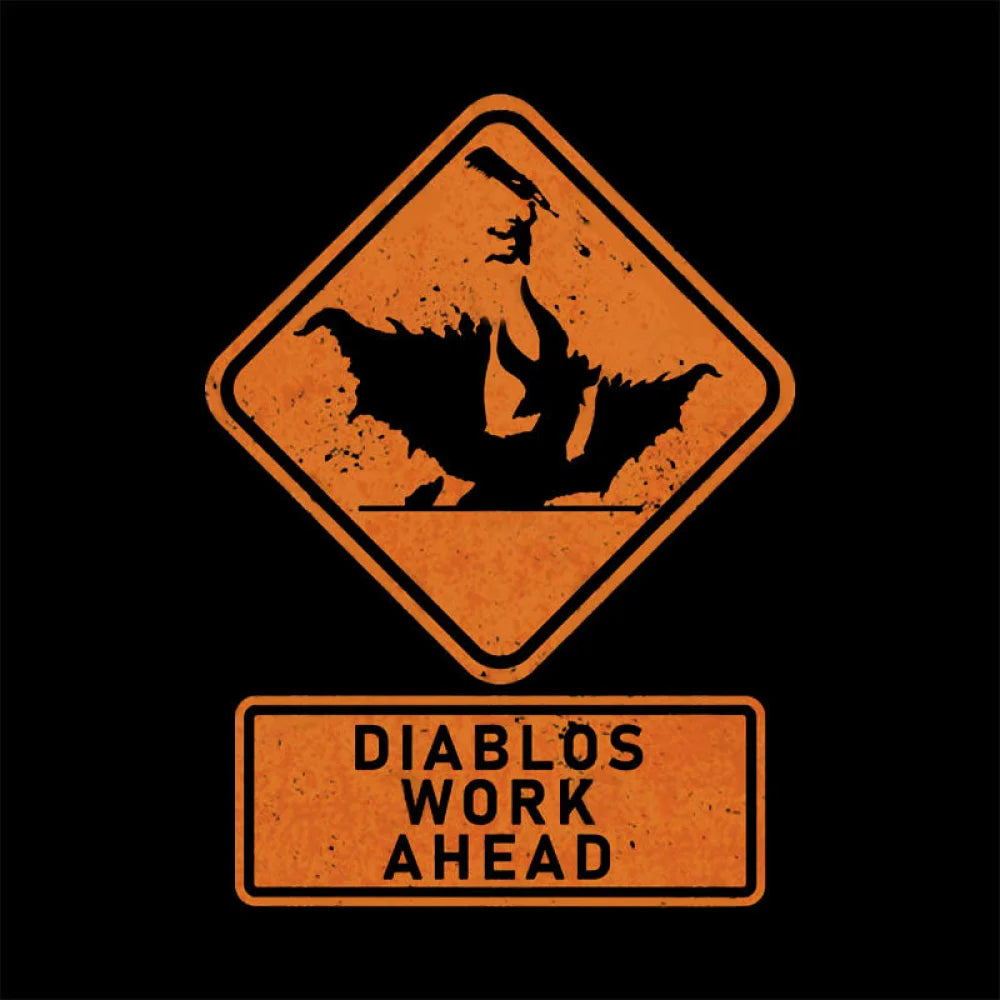 Diablos Work Ahead Nerd T-Shirt