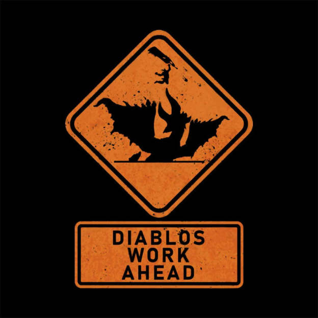 Diablos Work Ahead Nerd T-Shirt