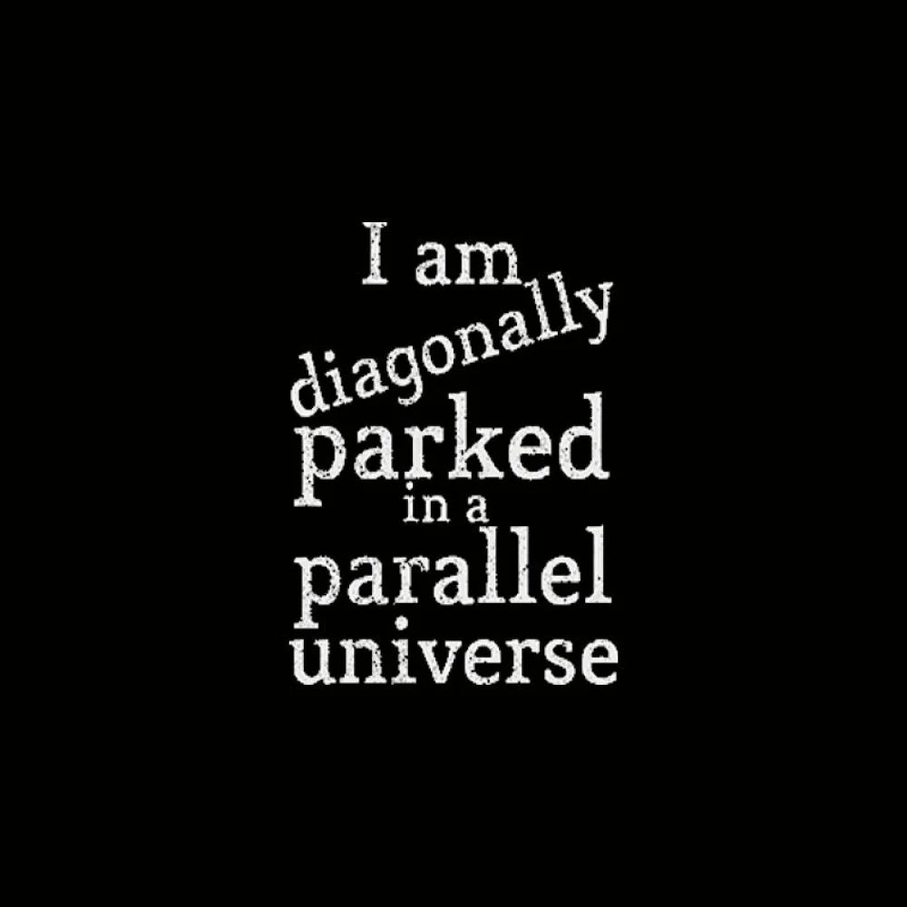 Diagonally Parked In A Parallel Universe Geek T-Shirt