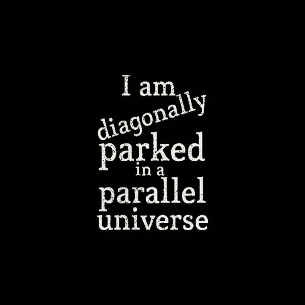 Diagonally Parked In A Parallel Universe Geek T-Shirt