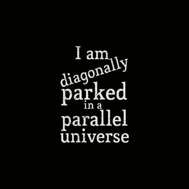 Diagonally Parked In A Parallel Universe Geek T-Shirt