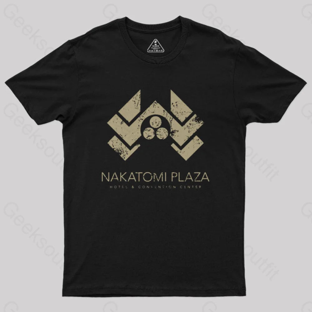 Die Hard Nakatomi Plaza Geek T-Shirt Black / S