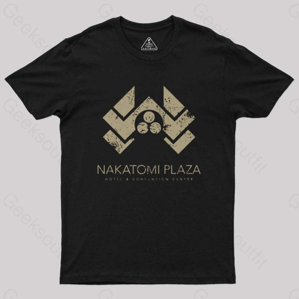 Die Hard Nakatomi Plaza Geek T-Shirt Black / S