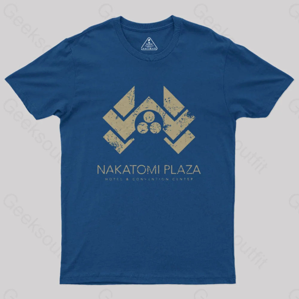 Die Hard Nakatomi Plaza Geek T-Shirt Navy / S