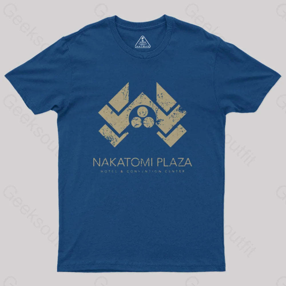Die Hard Nakatomi Plaza Geek T-Shirt Navy / S