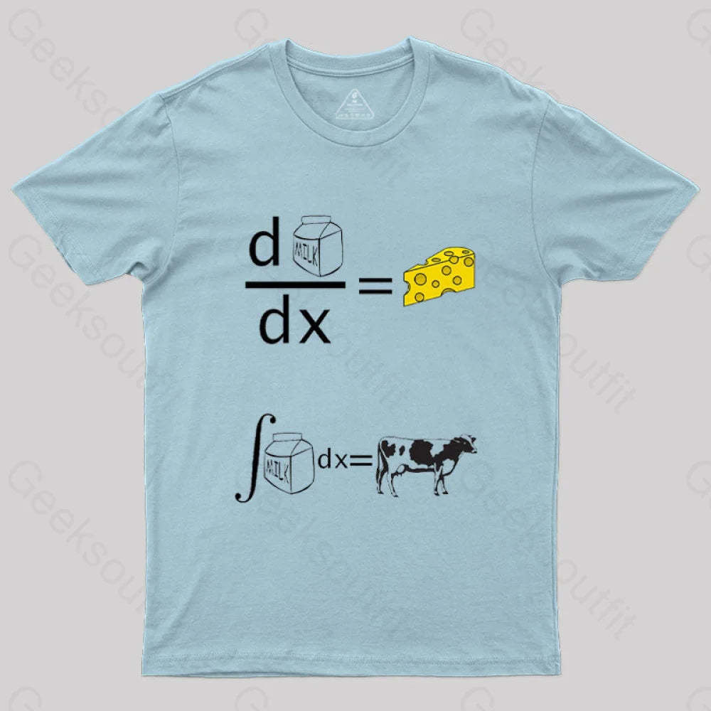 Differentiation In A New Form T-Shirt Light Blue / S