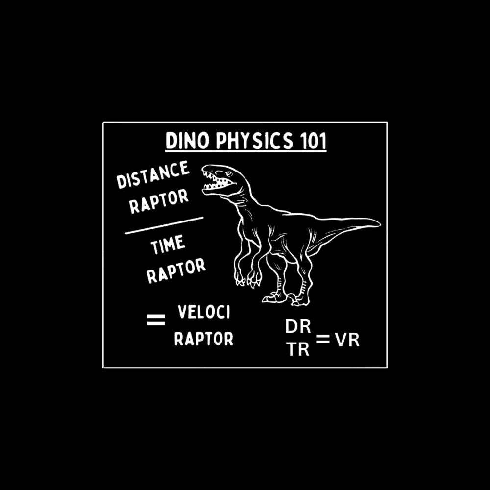 Dino Physics 101 Geek T-Shirt