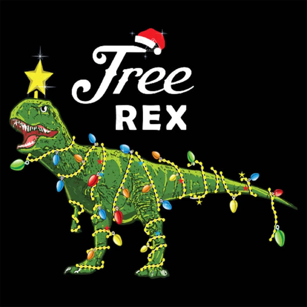 Dinosaur Christmas Tree Rex T-Shirt