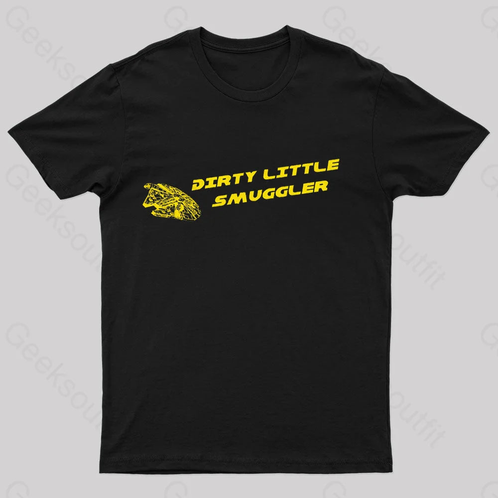 Dirty Little Smuggler Nerd T-Shirt Black / S