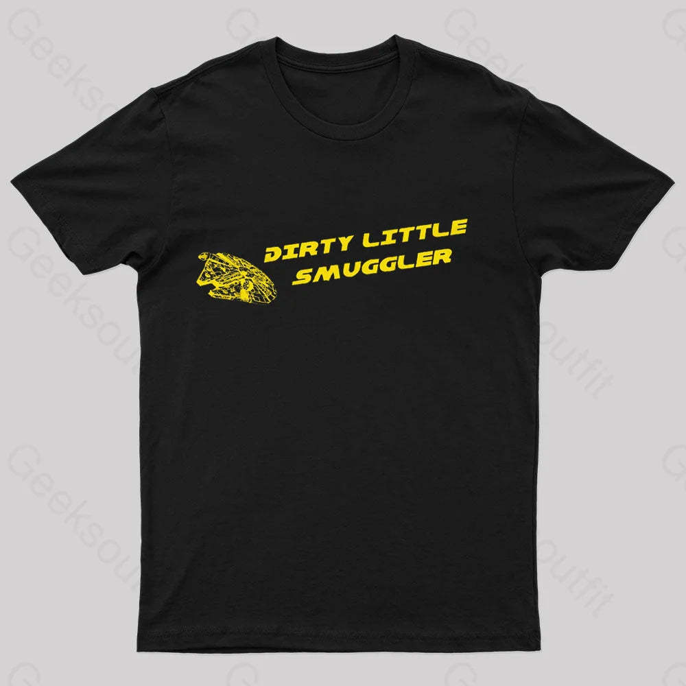 Dirty Little Smuggler Nerd T-Shirt Black / S