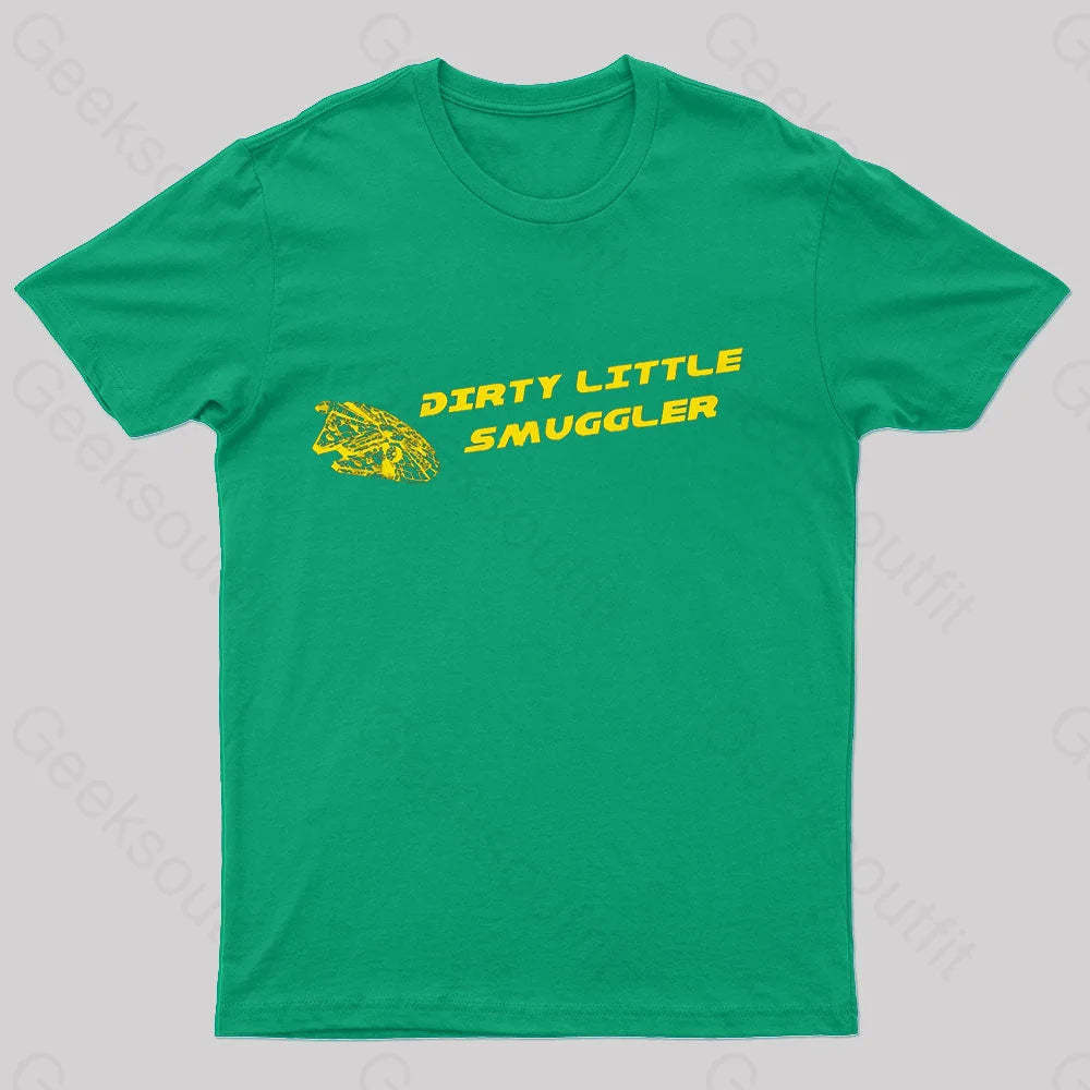 Dirty Little Smuggler Nerd T-Shirt Green / S