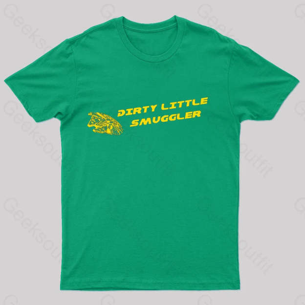 Dirty Little Smuggler Nerd T-Shirt Green / S