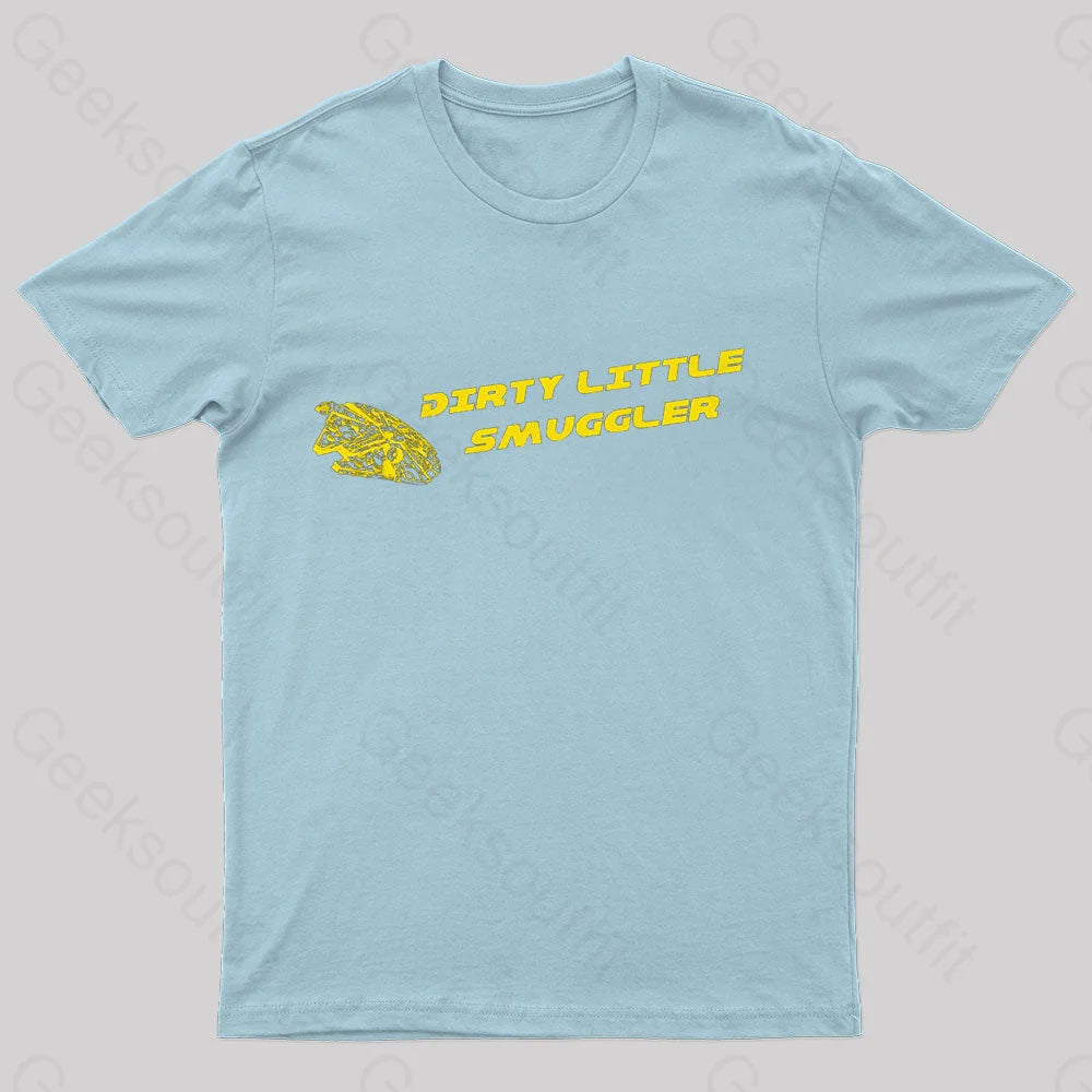 Dirty Little Smuggler Nerd T-Shirt Light Blue / S