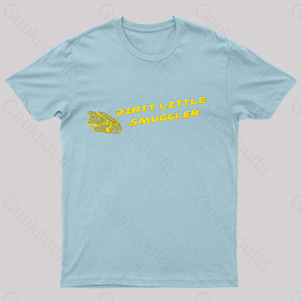 Dirty Little Smuggler Nerd T-Shirt Light Blue / S