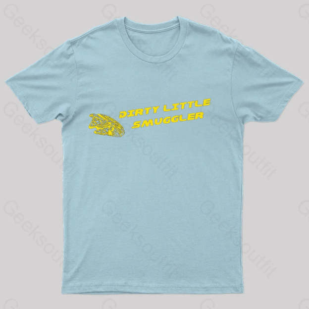 Dirty Little Smuggler Nerd T-Shirt Light Blue / S