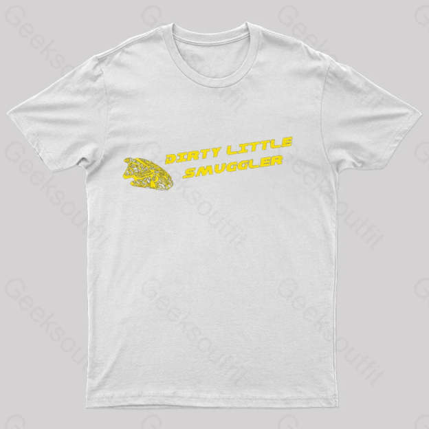 Dirty Little Smuggler Nerd T-Shirt White / S