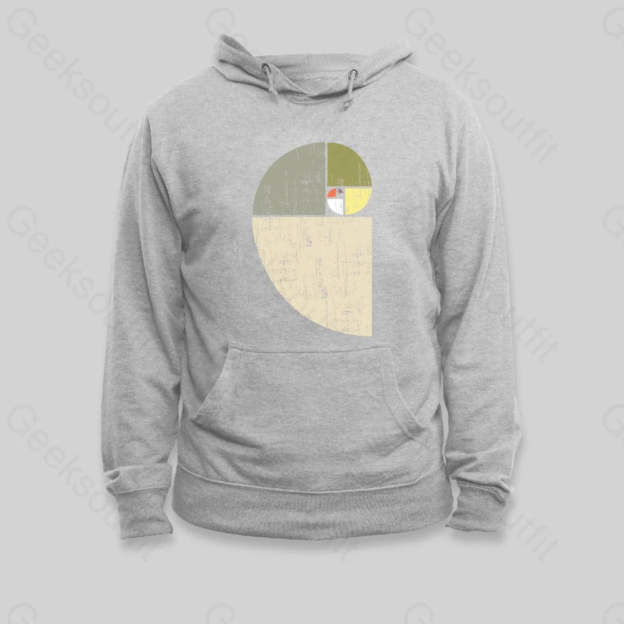 Distressed Fibonacci Spiral Hoodie - Geeksoutfit