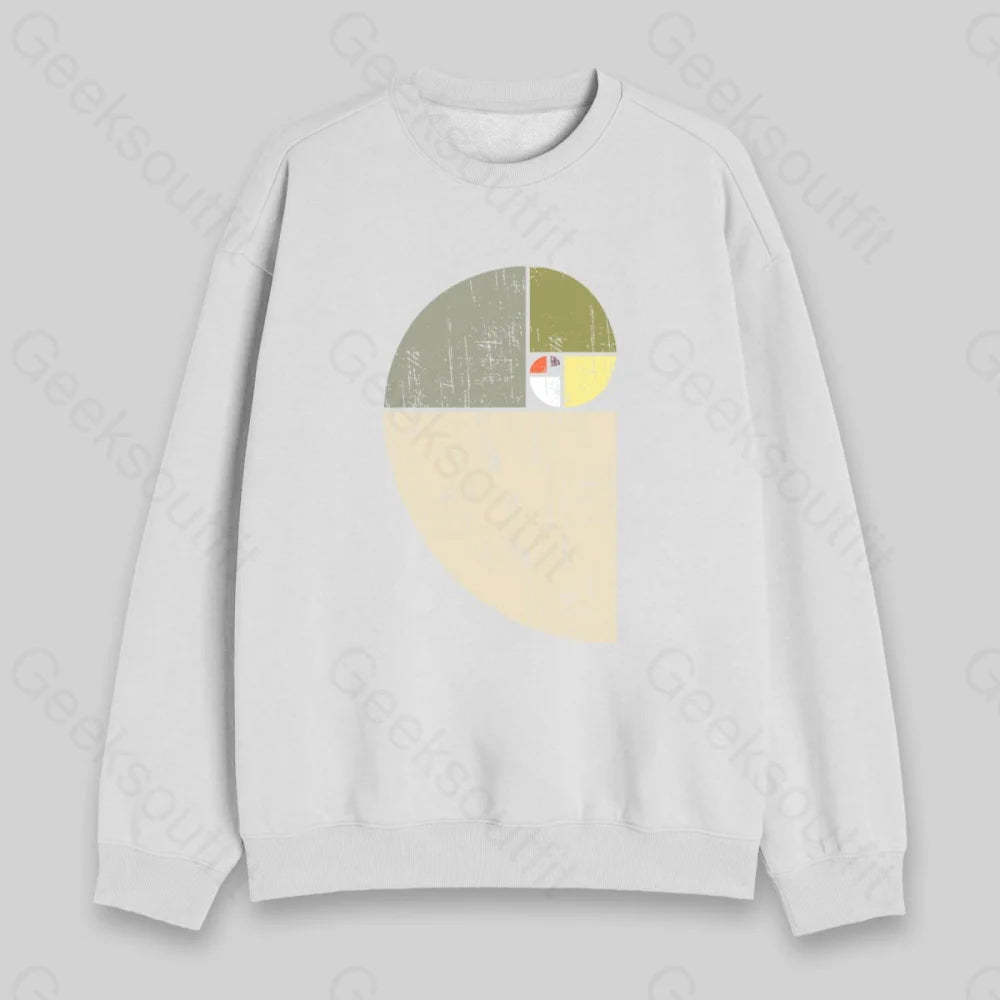 Distressed Fibonacci Spiral Sweatshirt - Geeksoutfit