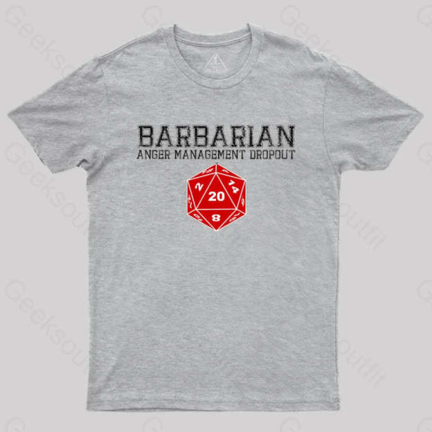 Dnd Barbarian T-Shirt Grey / S