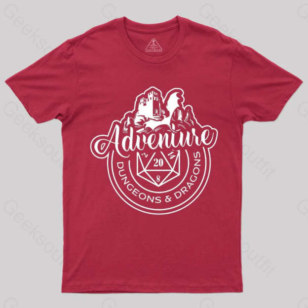 Dnd Design Adventure T-Shirt Red / S