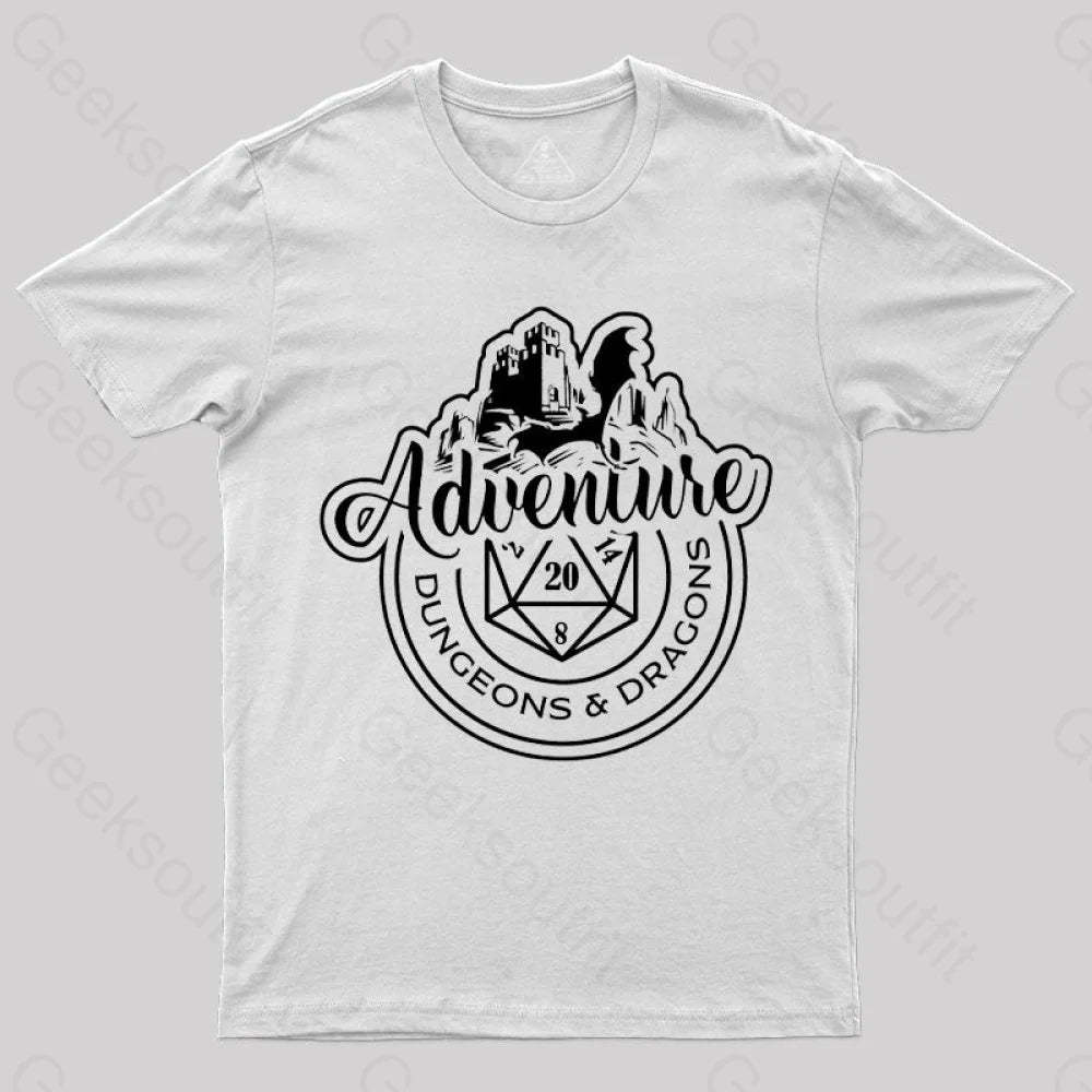 Dnd Design Adventure T-Shirt White / S