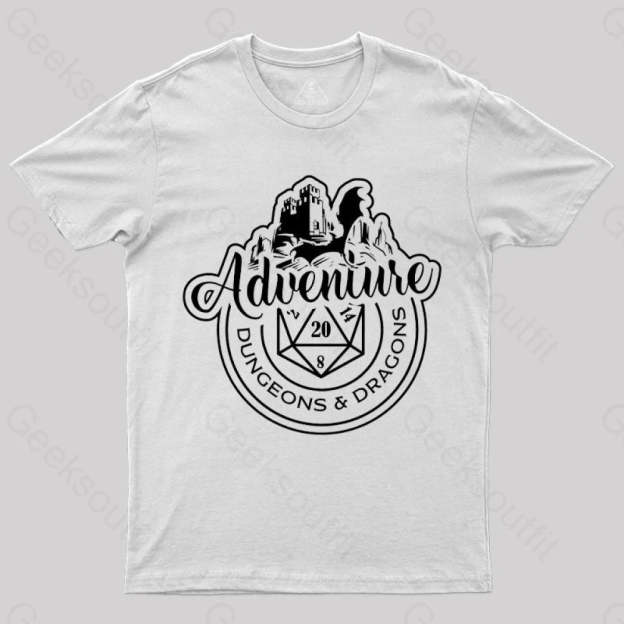 Dnd Design Adventure T-Shirt White / S